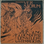 Koloman Moser's cover for Ver Sacrum, 1898, official periodical of the Vienna Secession